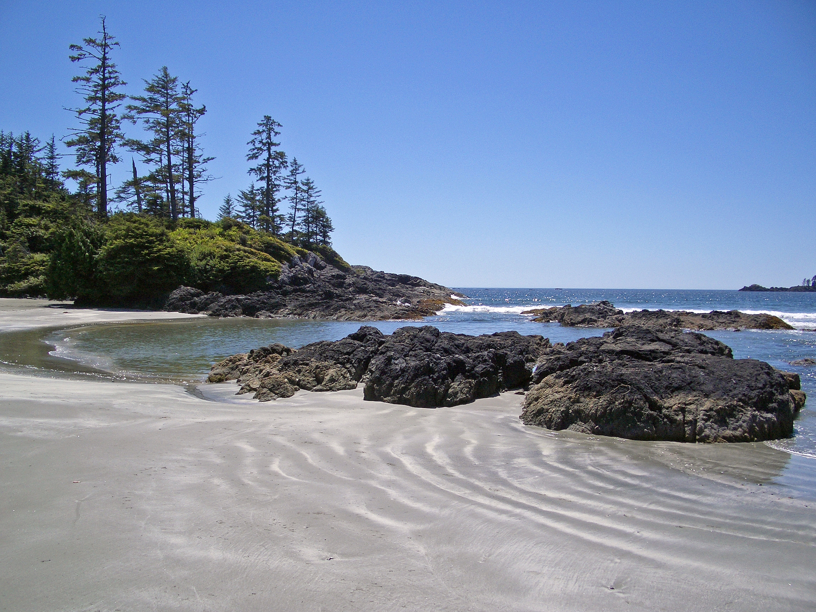 beach on the west coast of Vancouver Island