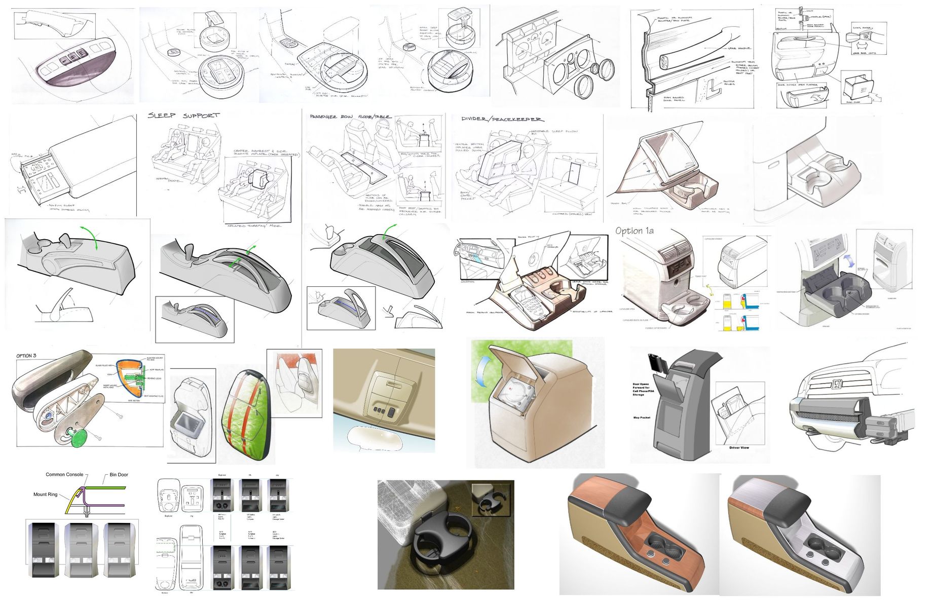 Various Projects - Concept Exploration, Refinement, and Surface Development